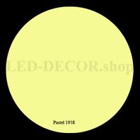 Filtre adhésif couleur diamètre 17,5 cm pour spots led. ref: Pastel 1958 sable.
