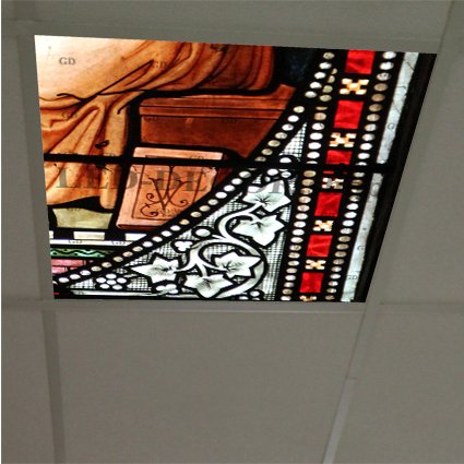 Sticker ref: Vitraux 2275 pour dalle led 60 x 60 cm de faux plafond