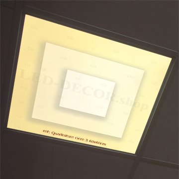 Filtre décoratif pour dalle led 60 x 60 cm ref: Ocre 3