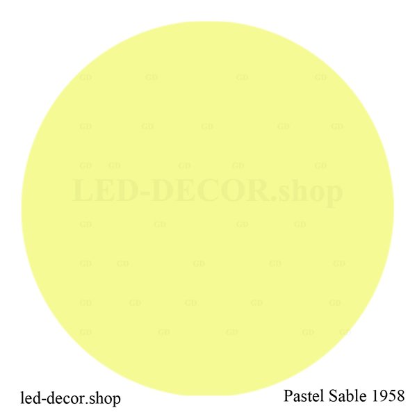 Filtre couleur adhésif petit format pour spots led ref: Pastel Sable 1958. De Ø 5cm- 4,5cm- 4cm