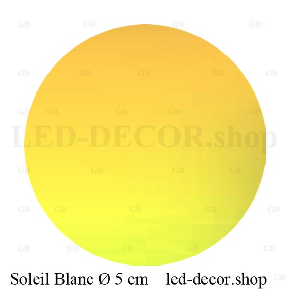 Filtres couleur adhésifs petit format pour spots led ref: Soleil Blanc. de Ø 5 cm- 4,5 cm- 4 cm etc.